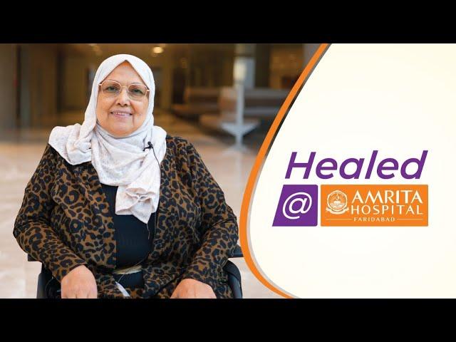 Ms. Amel Jawad Kadhim from Iraq underwent revision surgery for Spine issues