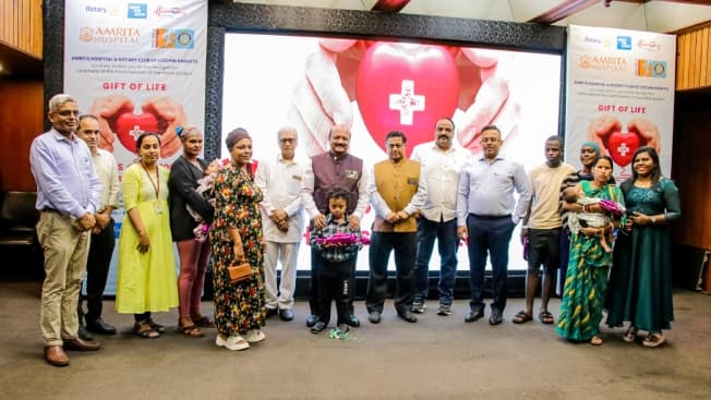 Amrita Hospital, Kochi, Recognizes Torchbearers of Gift of Life Project