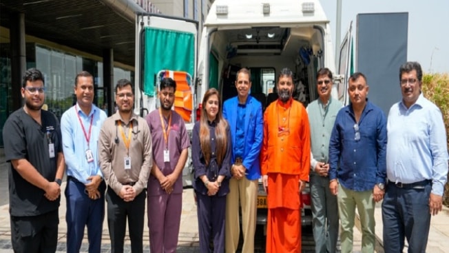 Amrita Hospital, Faridabad Unveils Upgraded ALS Ambulances with Support from Entero Healthcare 