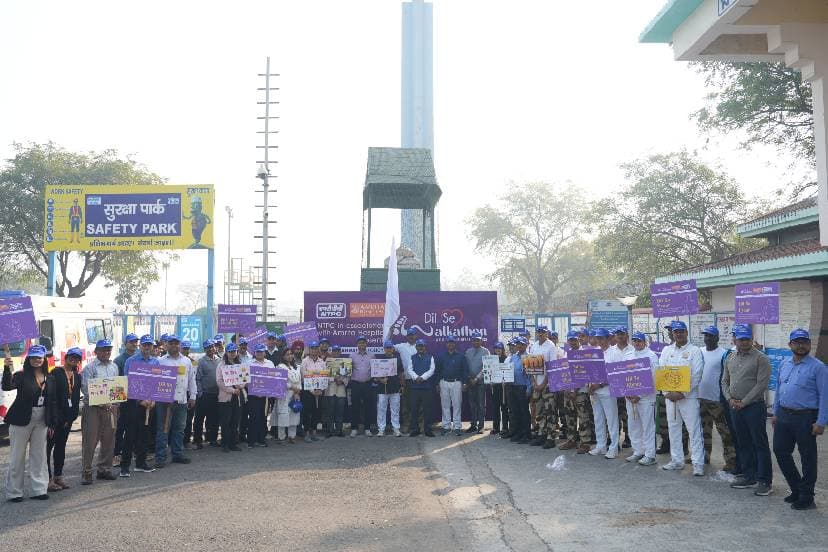 Dil Se Walkathon: A Step Towards a Healthier Heart at NTPC Faridabad in Association with Amrita Hospital, Faridabad